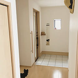 玄関/入り口/山善セラミックヒーターモニター応募/無印良品/北欧/建売住宅...などのインテリア実例 - 2017-09-15 23:37:35