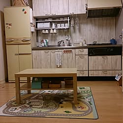 キッチン/IKEA/社宅/壁紙のインテリア実例 - 2013-12-13 18:06:51