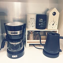 キッチン/鳩時計/無印良品/コーヒーメーカー/カフェコーナー...などのインテリア実例 - 2017-06-02 01:22:31