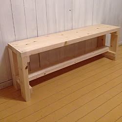 キッチン/喜んでくれるといいな♡/ベンチDIY/ベンチ/ベンチ DIY...などのインテリア実例 - 2016-12-02 19:06:29