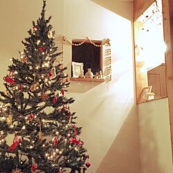 リビング/小窓/クリスマス/いいね！ありがとう♡/クリスマスツリー...などのインテリア実例 - 2016-11-24 18:59:16