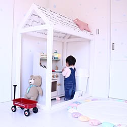 玄関/入り口/テッド/こどもと暮らす。/赤ちゃんのいる暮らし/DIY...などのインテリア実例 - 2016-05-10 17:21:11