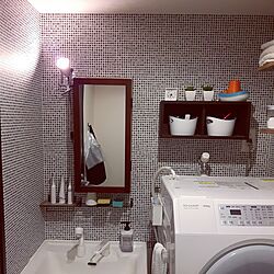 バス/トイレ/IKEA/DIY/男前/N.Y apartment ...などのインテリア実例 - 2016-09-08 19:54:52
