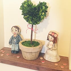 ニッチ/結婚式で使いました/ウェルカムドール/陶芸作品/ハンドメイド...などのインテリア実例 - 2016-01-23 09:52:13