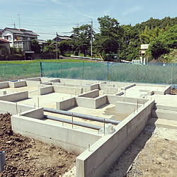 夢のマイホーム/新築一戸建て/ネイビーの家/基礎工事/5LDK...などのインテリア実例 - 2020-06-30 00:00:55