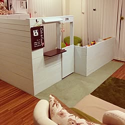 部屋全体/子供部屋/収納/DIY/子供...などのインテリア実例 - 2014-01-10 21:55:49