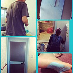 バス/トイレ/どこでもドア/ペンキ塗りました/DIYのインテリア実例 - 2015-09-21 18:03:51