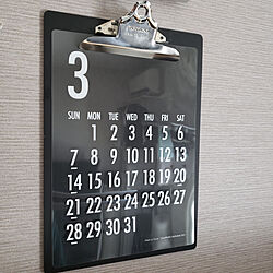 壁/天井/カレンダー/pencoクリップボード/penco/pencoのカレンダー...などのインテリア実例 - 2021-03-24 08:05:41