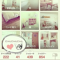 部屋全体/猫好き/カメラマークいっぱい/RC福島支部/うつくしまナチュラル愛好会♡...などのインテリア実例 - 2015-06-28 00:40:27