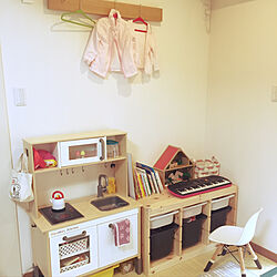 部屋全体/シルバニアファミリー/子供部屋&キッズスペース/IKEA/無印良品...などのインテリア実例 - 2018-05-29 14:58:47