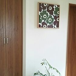 玄関/入り口/北欧/marimekko/IKEA/観葉植物♡のインテリア実例 - 2015-09-28 22:36:01