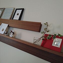 棚/クリスマス/無印良品 壁に付けられる家具/ポストカードディスプレイのインテリア実例 - 2023-12-03 11:50:58