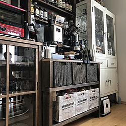 DIY 棚/DIY/オープンラック/お酒/コーヒー豆...などのインテリア実例 - 2021-04-29 12:25:31