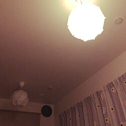 びっくりカーテン/ひつじ柄/寝室の照明/ショーペンナ/IKEA...などのインテリア実例 - 2022-01-12 19:56:00