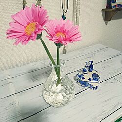 リビング/花瓶にひとめぼれ/おはな♪/ピンク♡のインテリア実例 - 2017-07-07 20:56:52