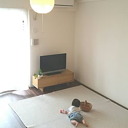 部屋全体/シンプル/赤ちゃんのいる暮らし/こどもと暮らす/持たない暮らしに憧れる...などのインテリア実例 - 2017-06-07 15:02:36