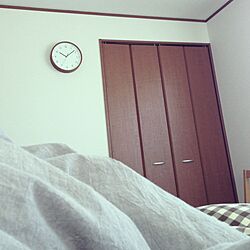 ベッド周り/無印良品/ニトリ時計のインテリア実例 - 2013-05-04 10:08:41
