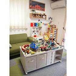 子供部屋/DIY/カラーボックスのインテリア実例 - 2015-01-08 22:21:35