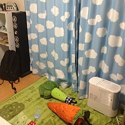 ベッド周り/IKEA/ニトリ カーテン/ニトリのインテリア実例 - 2013-05-06 20:47:27