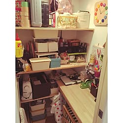 部屋全体/納戸兼書斎/納戸/作業台DIＹ/作業部屋...などのインテリア実例 - 2016-06-04 20:49:19