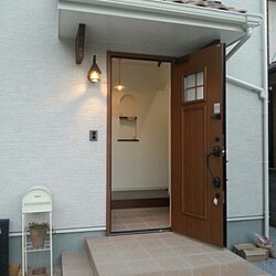 玄関/入り口/白いポストのインテリア実例 - 2014-02-21 12:23:22
