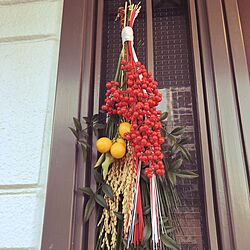 玄関/入り口/お正月飾り/ハンドメイドのインテリア実例 - 2016-12-30 17:06:14