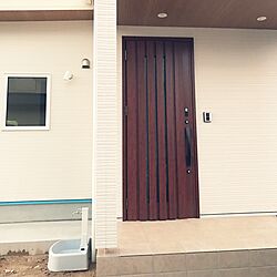 玄関/入り口/DIY/FPの家/カリフォルニアスタイルを目指すのインテリア実例 - 2016-10-03 07:17:27