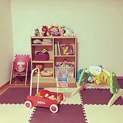 部屋全体/赤ちゃん/赤ちゃんのいる部屋/おもちゃ部屋/ベビーコーナー...などのインテリア実例 - 2015-04-14 19:52:35