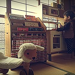 部屋全体/子供部屋/絵本棚/築20年でもがんばる/いつかなんとかしよう同盟...などのインテリア実例 - 2015-01-16 08:08:08