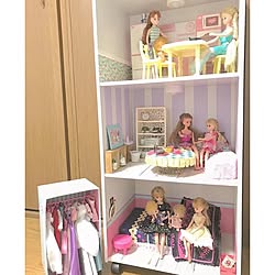 部屋じゃなくてごめんなさい/キッズスペース/子供と暮らす。/子供部屋/DIY...などのインテリア実例 - 2017-05-24 13:45:15