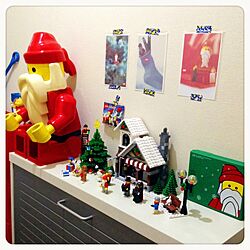玄関/入り口/LEGO/レゴ/コレクション/クリスマスのインテリア実例 - 2013-11-02 03:02:00