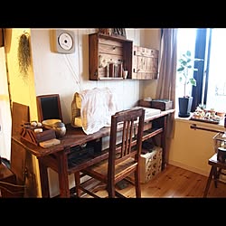 机/サボテンが好き♡/観葉植物/古道具/棚ＤＩＹ...などのインテリア実例 - 2015-01-15 16:42:20