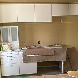 キッチン/シンプル/食器棚/IKEA/白のインテリア実例 - 2016-06-20 23:08:18