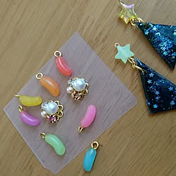 机/ハンドメイド/ピアス/イヤリング/プラ板...などのインテリア実例 - 2017-01-21 08:43:14