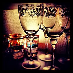 棚/オーストラリア ワイングラス/ワイングラス/グラス/照明のインテリア実例 - 2016-10-21 11:19:51