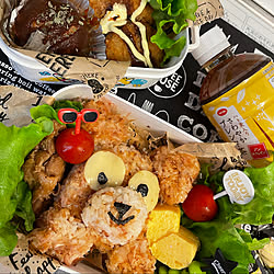 セリアのお弁当箱/お弁当/子供弁当/グレー/モノトーンインテリア...などのインテリア実例 - 2021-06-18 16:10:59