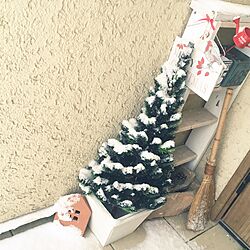 玄関/入り口/雪/Xmas/クリスマス/クリスマスツリー...などのインテリア実例 - 2016-12-17 08:29:15