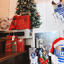 クリスマスプレゼント/R2D2/STARWARS/スターウォーズ/ツリータペストリー...などのインテリア実例 - 2021-12-08 18:31:08