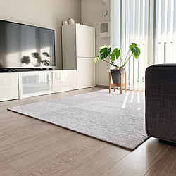 テレビボード　IKEA/アントロンホームラグ/ラグのある暮らし/おうち時間/カーペット...などのインテリア実例 - 2021-03-10 09:41:03