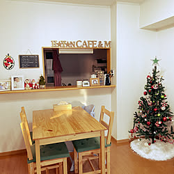 クリスマスツリー/クリスマスディスプレイ/クリスマスツリー150cm/ニトリのクリスマスツリー/大東建託　賃貸　2LDK...などのインテリア実例 - 2021-11-05 15:38:51