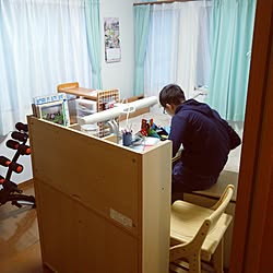 ガラスフィルム/こどもと暮らす。/山善スチールラックモニター応募/ニトリ/楽天で買ったもの...などのインテリア実例 - 2017-04-08 00:06:00