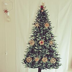 壁/天井/IKEA/クリスマスツリー/トーカイタペストリー/タペストリーのインテリア実例 - 2016-11-10 13:22:10