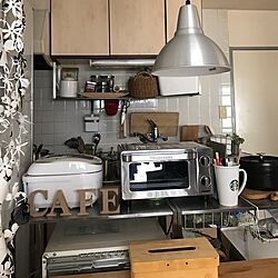 キッチン/キッチンカウンター/IKEA/ニトリ/雑貨...などのインテリア実例 - 2017-03-05 21:54:34