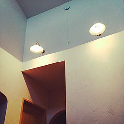 壁/天井/漆喰の壁/タイセイホーム♡/照明/アーチのインテリア実例 - 2015-08-31 09:55:44