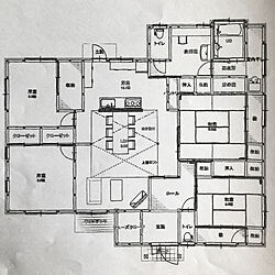 部屋全体/リフォーム/大家族/間取り図/平屋のインテリア実例 - 2018-05-16 16:04:45
