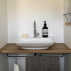 バス/トイレ/無印良品/Aesop/ハンドソープ/手洗い場...などのインテリア実例 - 2017-05-14 07:20:33