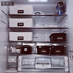キッチン/収納/日立の冷蔵庫/ダイソー/冷蔵庫...などのインテリア実例 - 2016-03-24 17:10:35