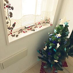 玄関/入り口/去年とあまり変わらないクリスマス/クリスマス/ツリー/星...などのインテリア実例 - 2016-11-24 16:01:05