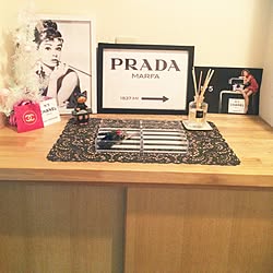 玄関/入り口/オードリーヘップバーン/PRADA/ダイソー/100均...などのインテリア実例 - 2015-12-09 16:22:31