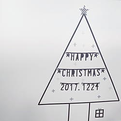 リビング/マスキングテープ/クリスマス/ig→eriiii_0201/グレー好き...などのインテリア実例 - 2017-12-24 01:22:23